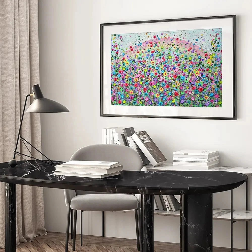 Rainbow Of Love Framed Art Print Rainbow Of Love Framed Art Print wall art product Jo Gough