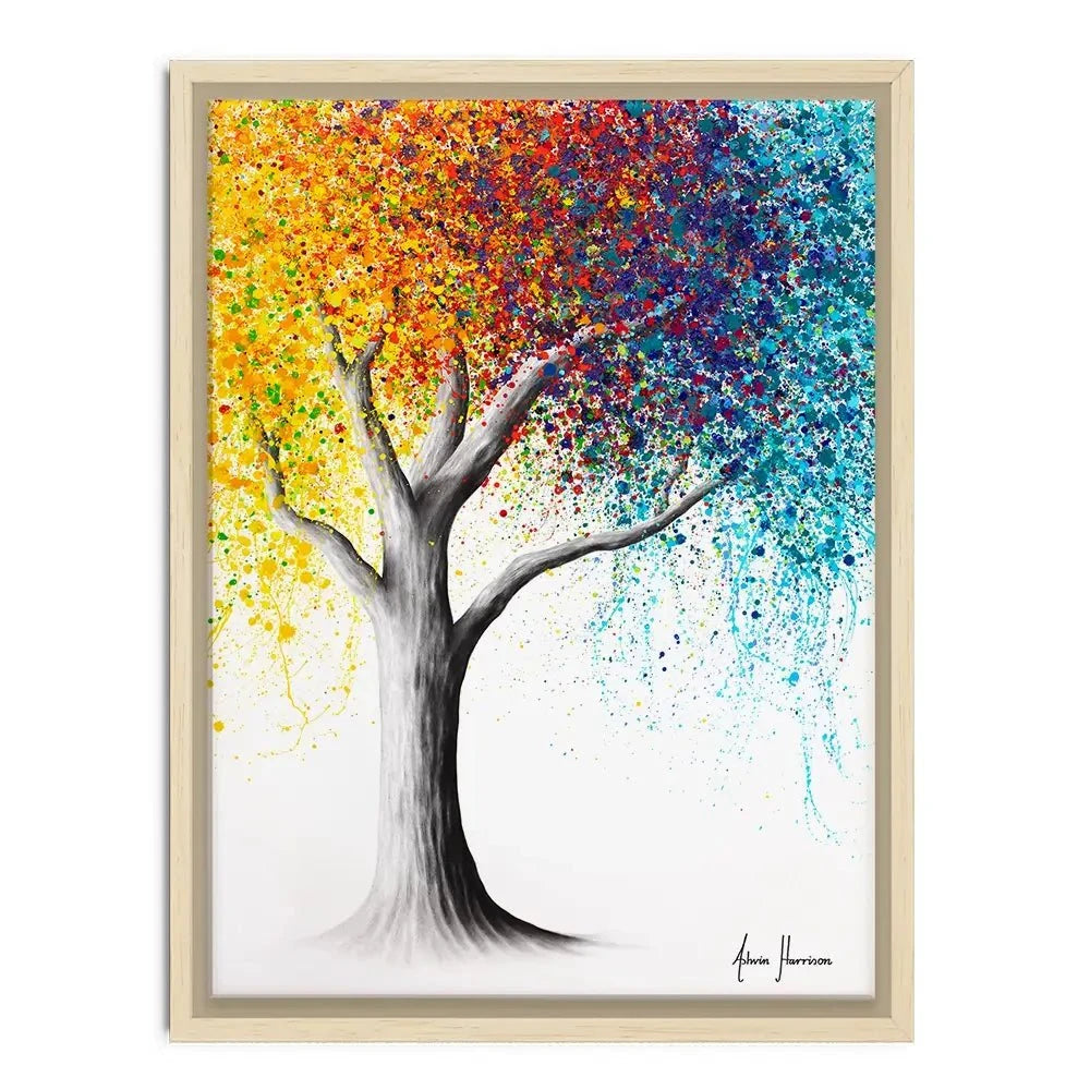Rainbow Rollicking Tree Canvas Print Rainbow Rollicking Tree Canvas Print wall art product Ashvin Harrison