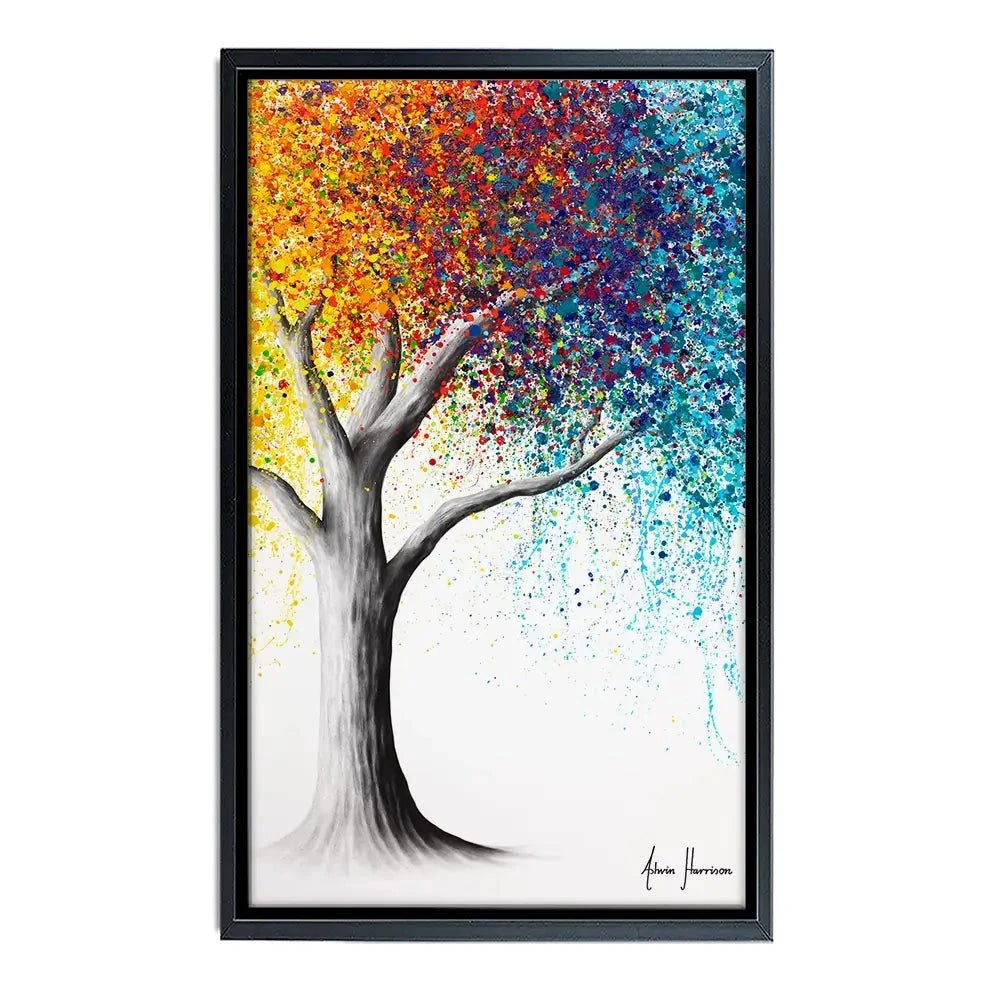 Rainbow Rollicking Tree Canvas Print Rainbow Rollicking Tree Canvas Print wall art product Ashvin Harrison