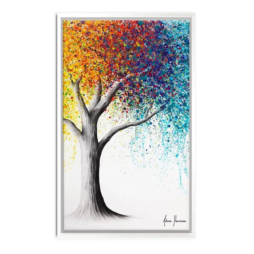 Rainbow Rollicking Tree Canvas Print Rainbow Rollicking Tree Canvas Print wall art product Ashvin Harrison