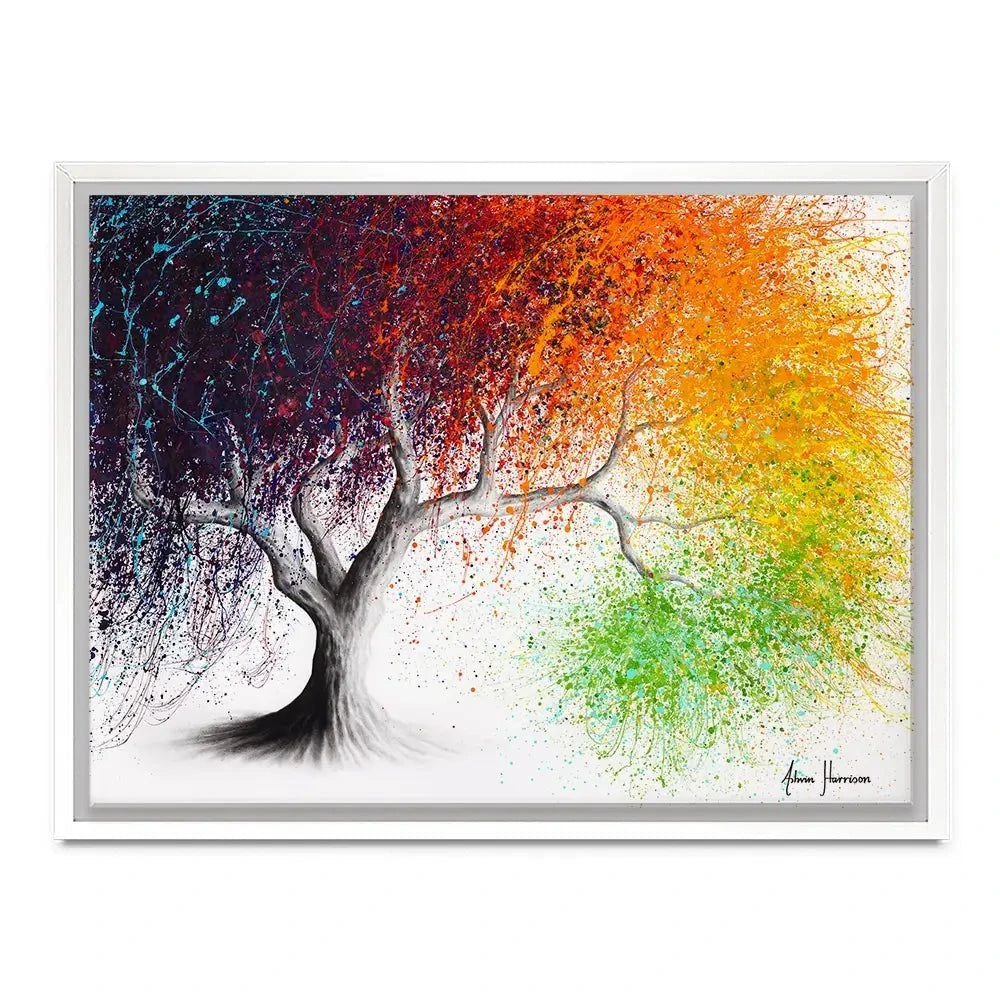 Rainbow Seasons Tree Canvas Print Rainbow Seasons Tree Canvas Print wall art product Ashvin Harrison
