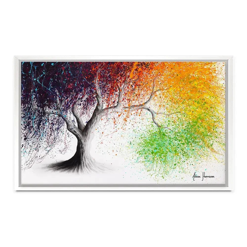 Rainbow Seasons Tree Canvas Print Rainbow Seasons Tree Canvas Print wall art product Ashvin Harrison