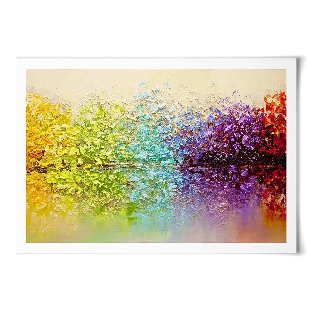 Rainbow Secret Garden Art Print Rainbow Secret Garden Art Print wall art product Osnat Tzadok