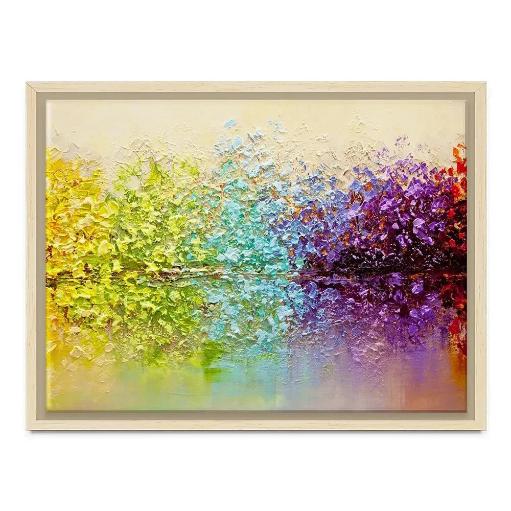 Rainbow Secret Garden Canvas Print Rainbow Secret Garden Canvas Print wall art product Osnat Tzadok