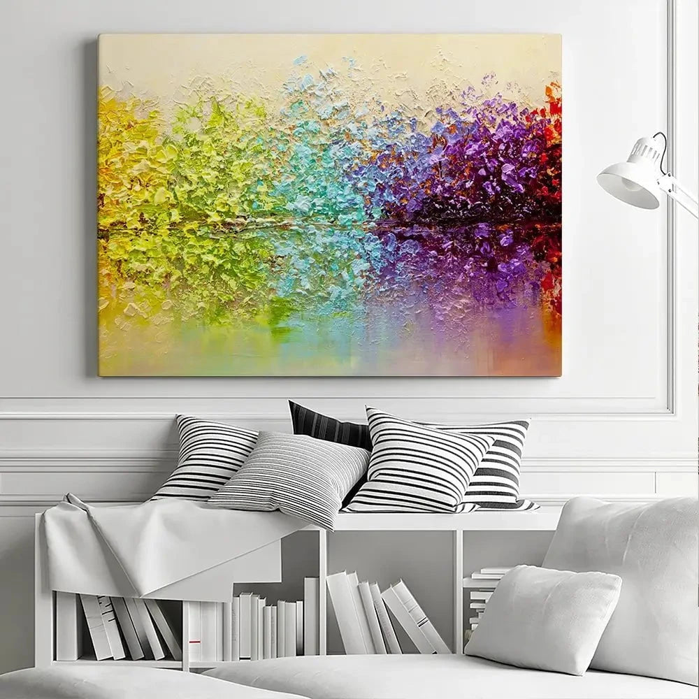 Rainbow Secret Garden Canvas Print Rainbow Secret Garden Canvas Print wall art product Osnat Tzadok