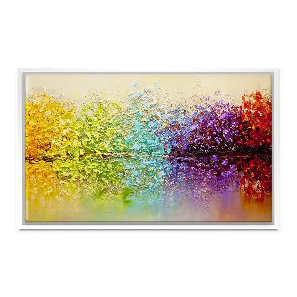Rainbow Secret Garden Canvas Print Rainbow Secret Garden Canvas Print wall art product Osnat Tzadok