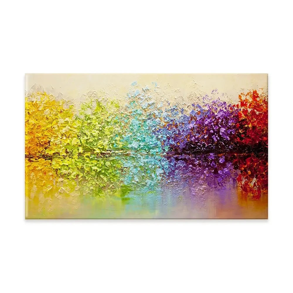 Rainbow Secret Garden Canvas Print Rainbow Secret Garden Canvas Print wall art product Osnat Tzadok