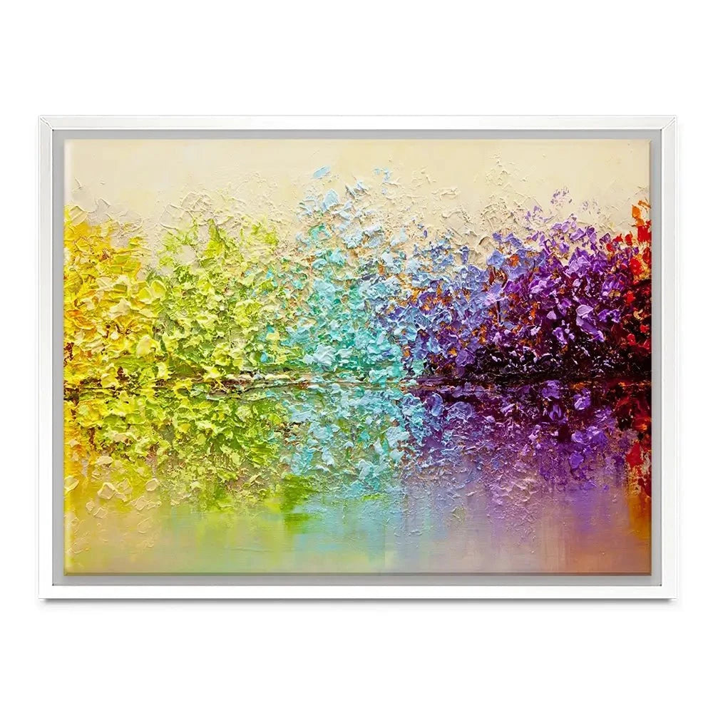 Rainbow Secret Garden Canvas Print Rainbow Secret Garden Canvas Print wall art product Osnat Tzadok
