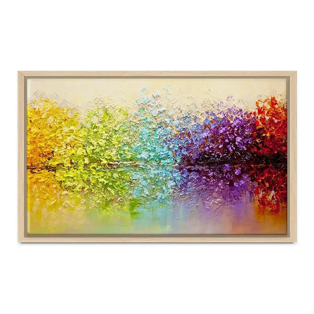 Rainbow Secret Garden Canvas Print Rainbow Secret Garden Canvas Print wall art product Osnat Tzadok