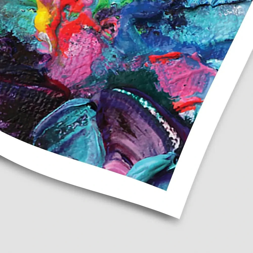 Rainbow Smear Art Print Rainbow Smear Art Print wall art product Rudchenko Liliia / Shutterstock