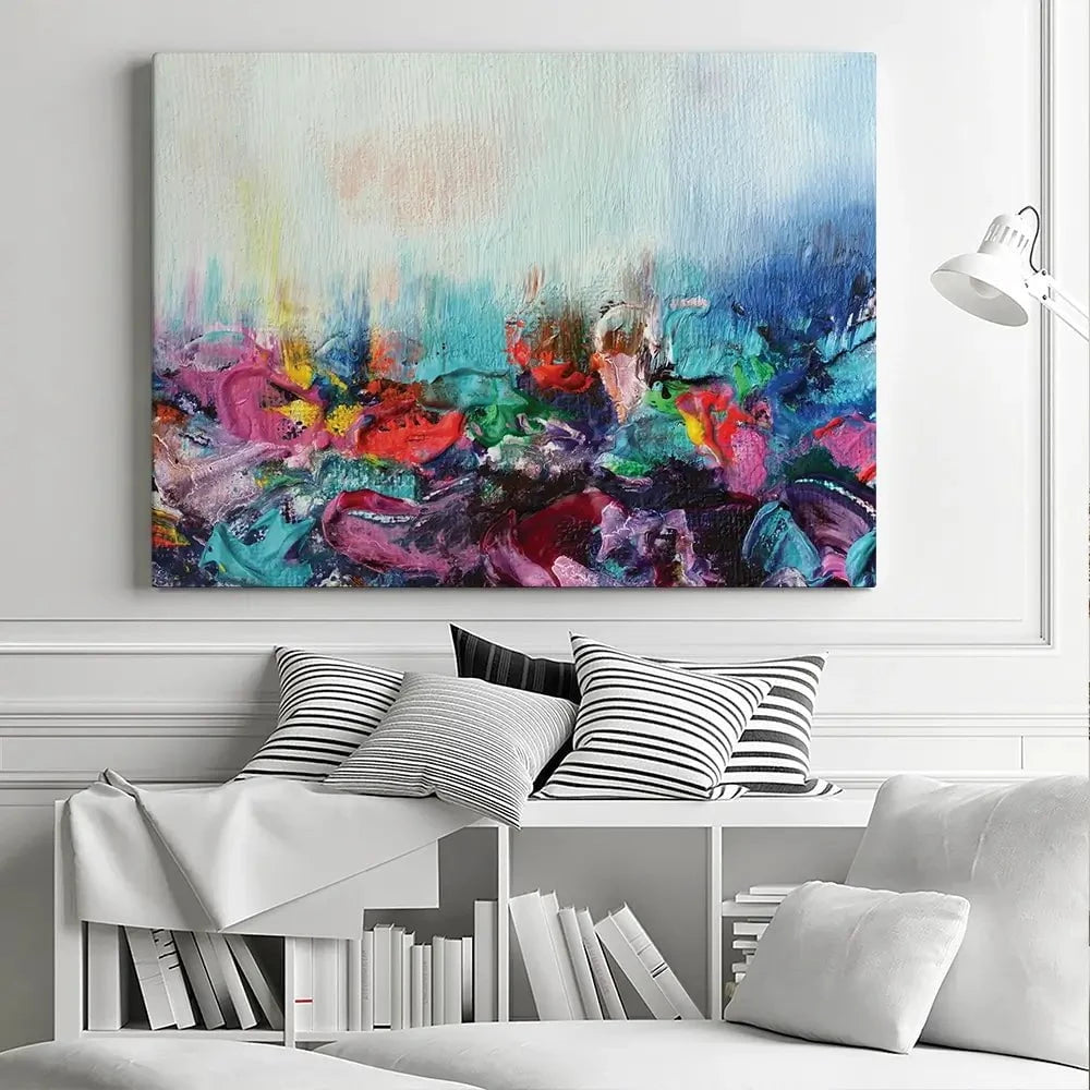 Rainbow Smear Canvas Print Rainbow Smear Canvas Print wall art product Rudchenko Liliia / Shutterstock