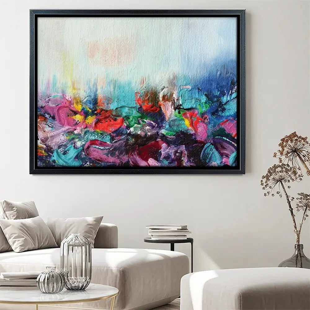 Rainbow Smear Canvas Print Rainbow Smear Canvas Print wall art product Rudchenko Liliia / Shutterstock