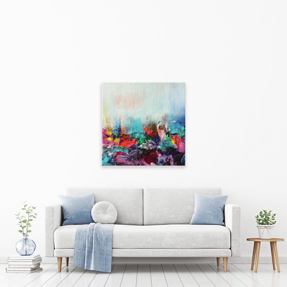 Rainbow Smear Square Canvas Print wall art product Rudchenko Liliia / Shutterstock