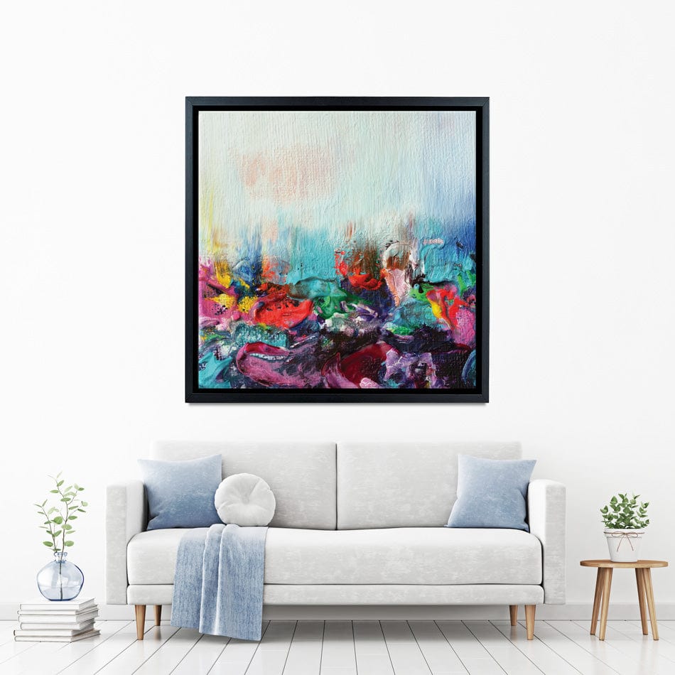 Rainbow Smear Square Canvas Print wall art product Rudchenko Liliia / Shutterstock