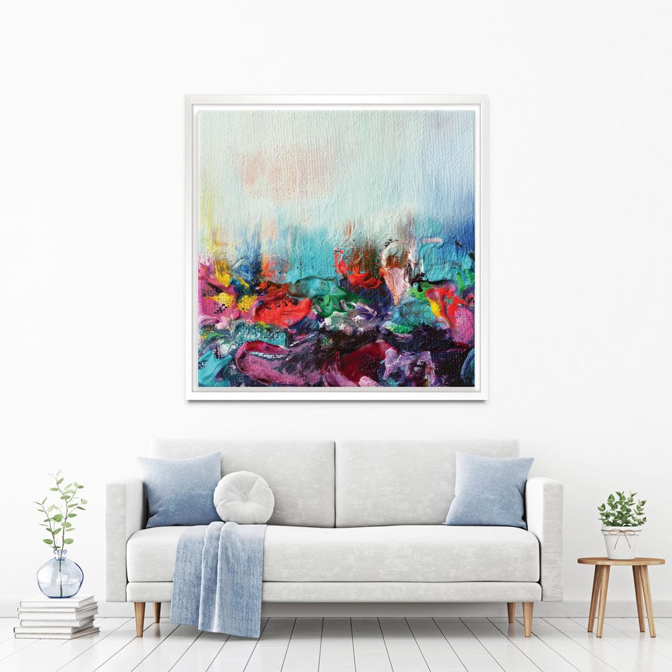 Rainbow Smear Square Canvas Print wall art product Rudchenko Liliia / Shutterstock