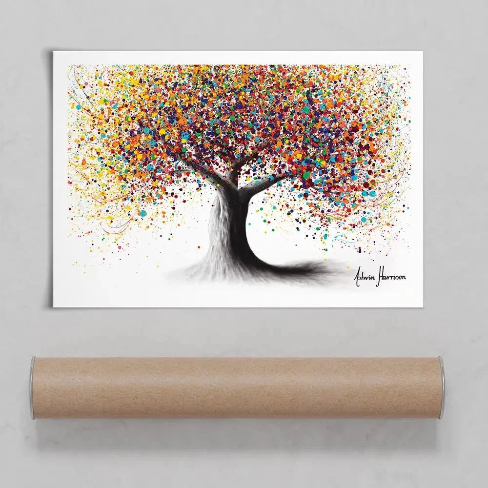 Rainbow Soul Tree Art Print Rainbow Soul Tree Art Print | Rainbow Soul Tree Artwork | Tree Art wall art product Ashvin Harrison