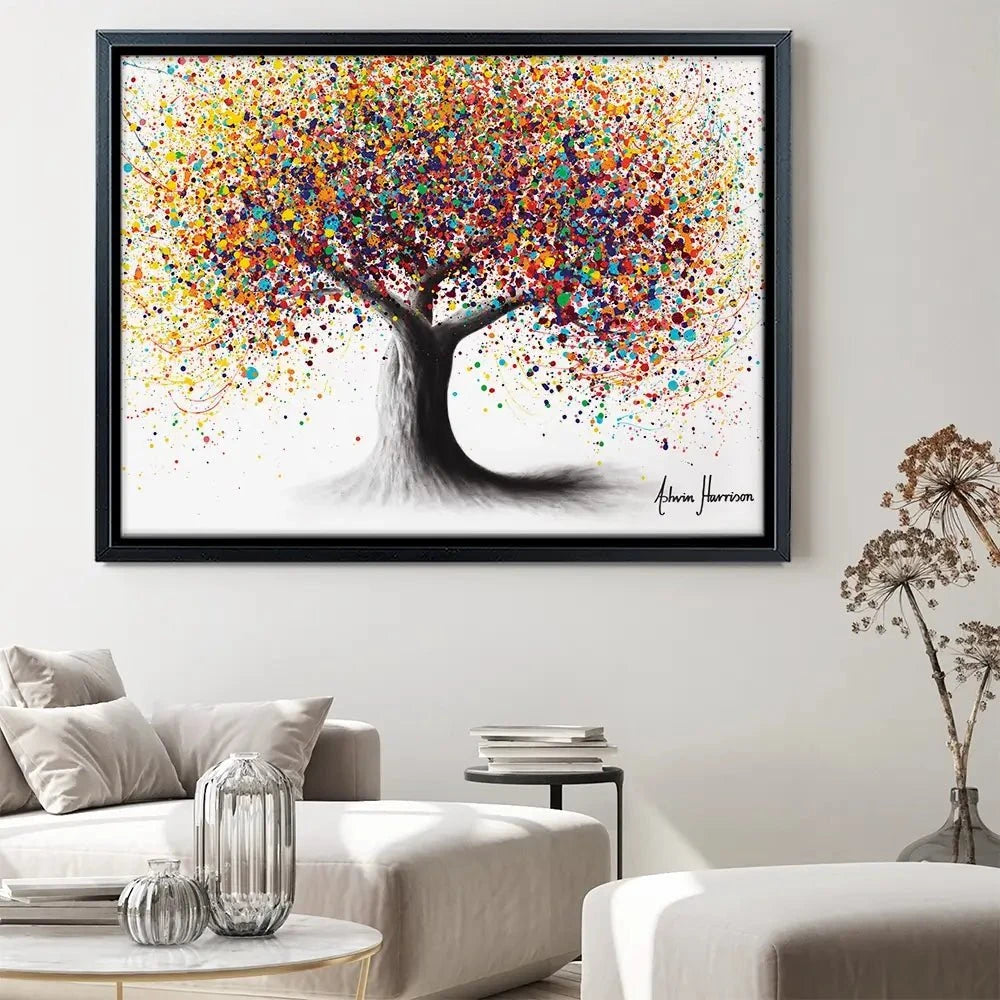 Rainbow Soul Tree Canvas Print Rainbow Soul Tree Canvas Print | Rainbow Soul Tree Artwork | Tree Art wall art product Ashvin Harrison