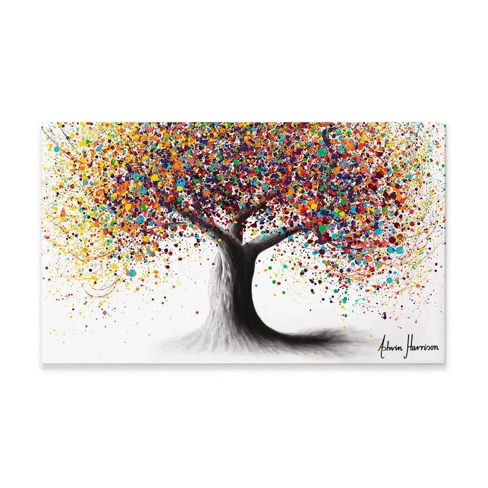 Rainbow Soul Tree Canvas Print Rainbow Soul Tree Canvas Print | Rainbow Soul Tree Artwork | Tree Art wall art product Ashvin Harrison