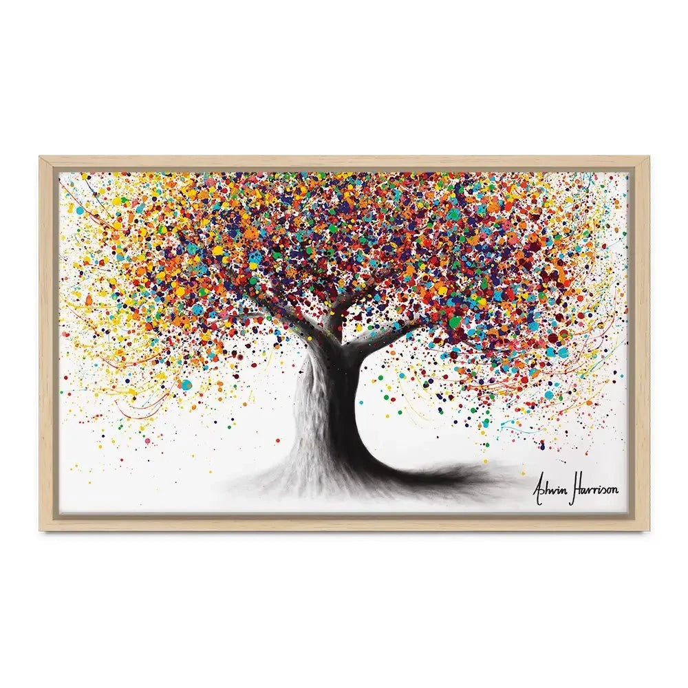 Rainbow Soul Tree Canvas Print Rainbow Soul Tree Canvas Print | Rainbow Soul Tree Artwork | Tree Art wall art product Ashvin Harrison