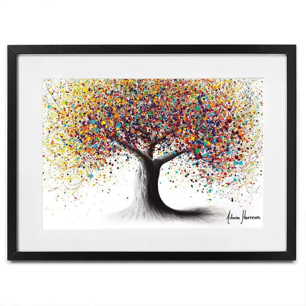 Rainbow Soul Tree Framed Art Print Rainbow Soul Tree Framed Art Print | Rainbow Soul Tree Artwork  wall art product Ashvin Harrison
