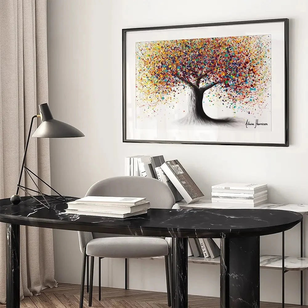 Rainbow Soul Tree Framed Art Print Rainbow Soul Tree Framed Art Print | Rainbow Soul Tree Artwork  wall art product Ashvin Harrison