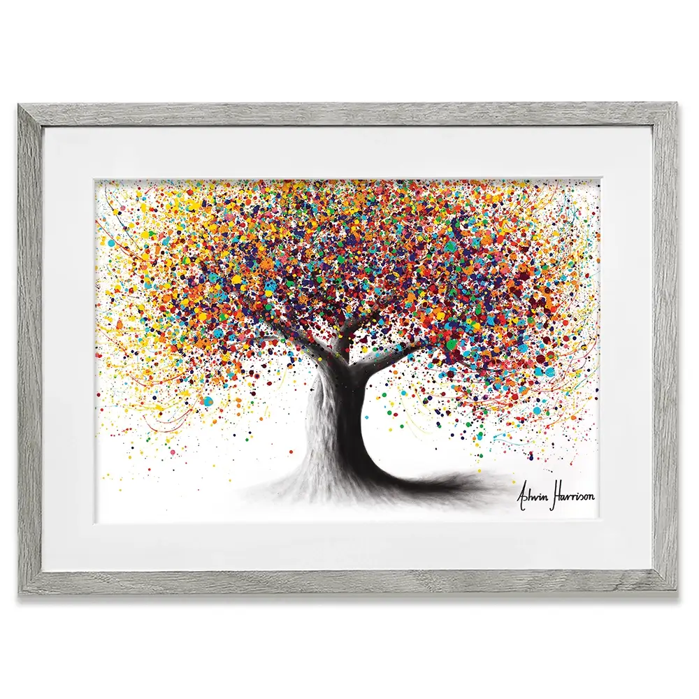 Rainbow Soul Tree Framed Art Print Rainbow Soul Tree Framed Art Print | Rainbow Soul Tree Artwork  wall art product Ashvin Harrison