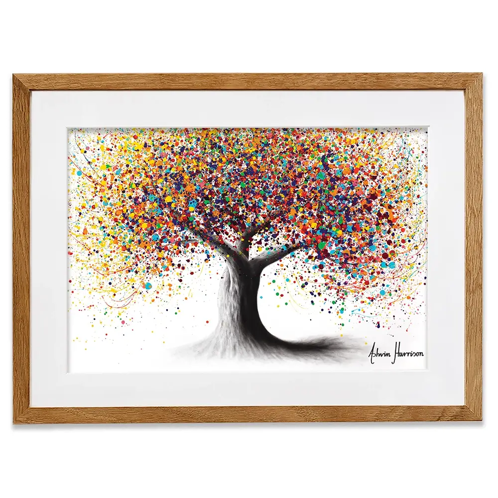 Rainbow Soul Tree Framed Art Print Rainbow Soul Tree Framed Art Print | Rainbow Soul Tree Artwork  wall art product Ashvin Harrison