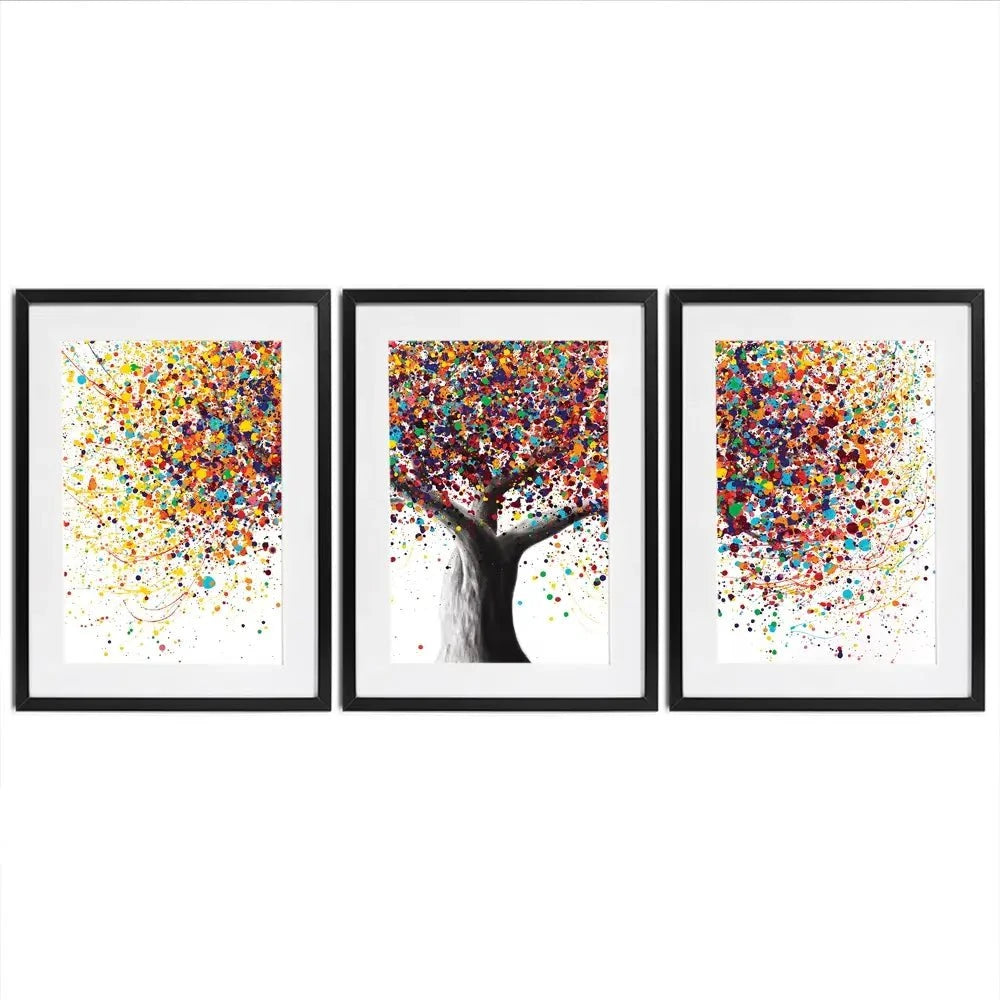 Rainbow Soul Tree Framed Art Print Trio Rainbow Soul Tree Framed Art Print Trio wall art product Ashvin Harrison