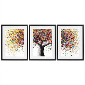 Rainbow Soul Tree Framed Art Print Trio Rainbow Soul Tree Framed Art Print Trio wall art product Ashvin Harrison