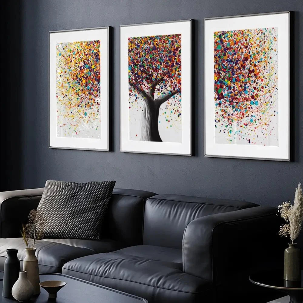 Rainbow Soul Tree Framed Art Print Trio Rainbow Soul Tree Framed Art Print Trio wall art product Ashvin Harrison