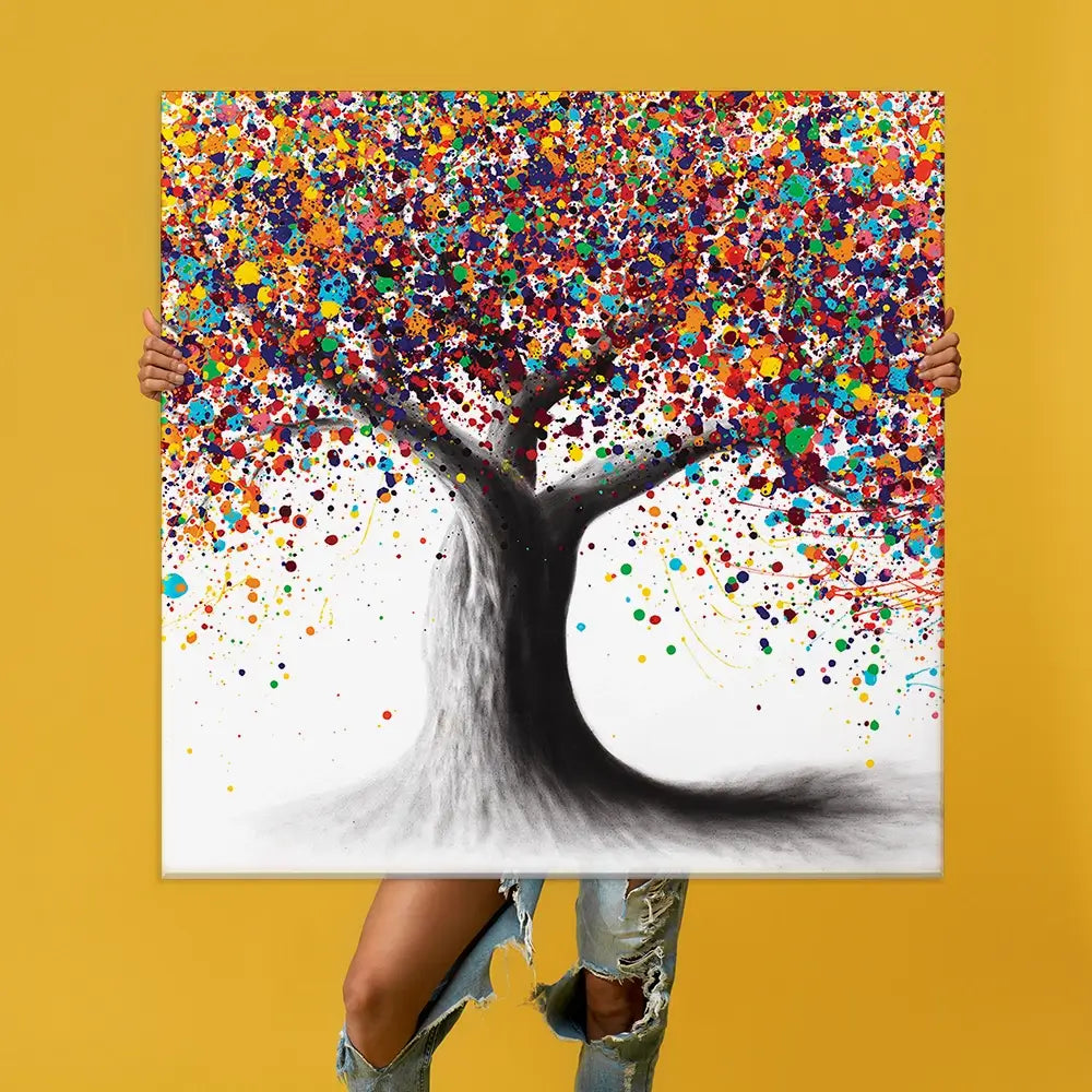 Rainbow Soul Tree Oversized Canvas Print Rainbow Soul Tree Oversized Canvas Print wall art product Ashvin Harrison