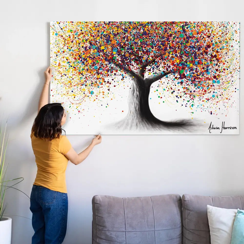 Rainbow Soul Tree Oversized Canvas Print Rainbow Soul Tree Oversized Canvas Print wall art product Ashvin Harrison