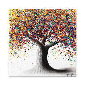 Rainbow Soul Tree Square Canvas Print Rainbow Soul Tree Square Canvas Print | Rainbow Soul Tree Artwork wall art product Ashvin Harrison