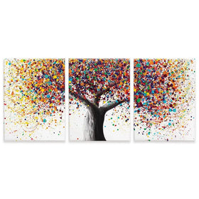 Rainbow Soul Tree Trio Canvas Print Rainbow Soul Tree Trio Canvas Print | Rainbow Soul Tree Artwork wall art product Ashvin Harrison