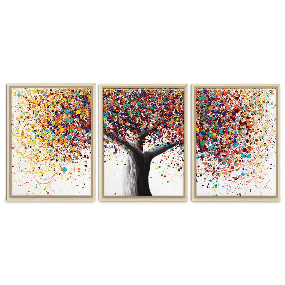 Rainbow Soul Tree Trio Canvas Print Rainbow Soul Tree Trio Canvas Print | Rainbow Soul Tree Artwork wall art product Ashvin Harrison