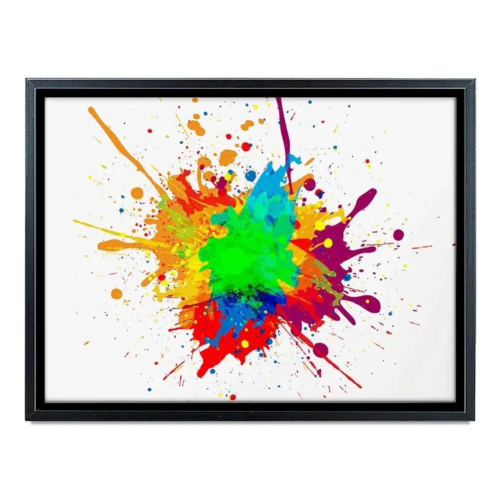 Rainbow Splash Canvas Print Rainbow Splash Canvas Print wall art product Mrspopman1985 / Shutterstock