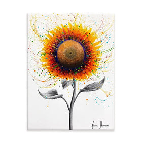 Rainbow Sunflower Canvas Print Rainbow Sunflower Canvas Print wall art product Ashvin Harrison