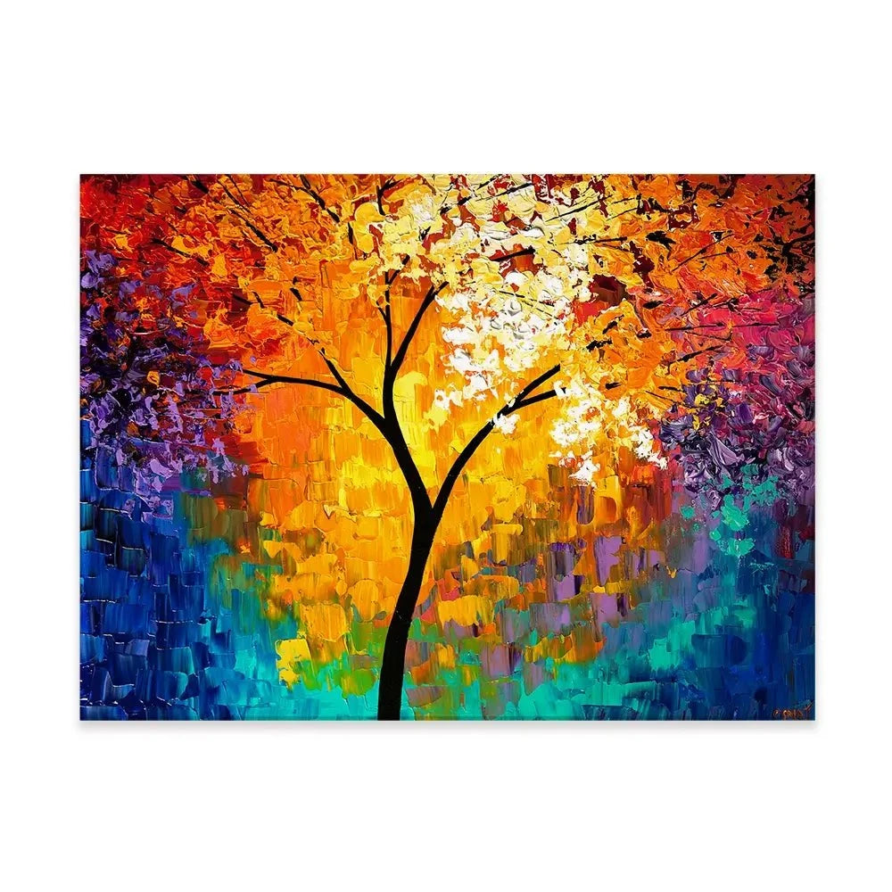 Rainbow Tree Of Life Canvas Print Rainbow Tree Of Life Canvas Print wall art product Osnat Tzadok