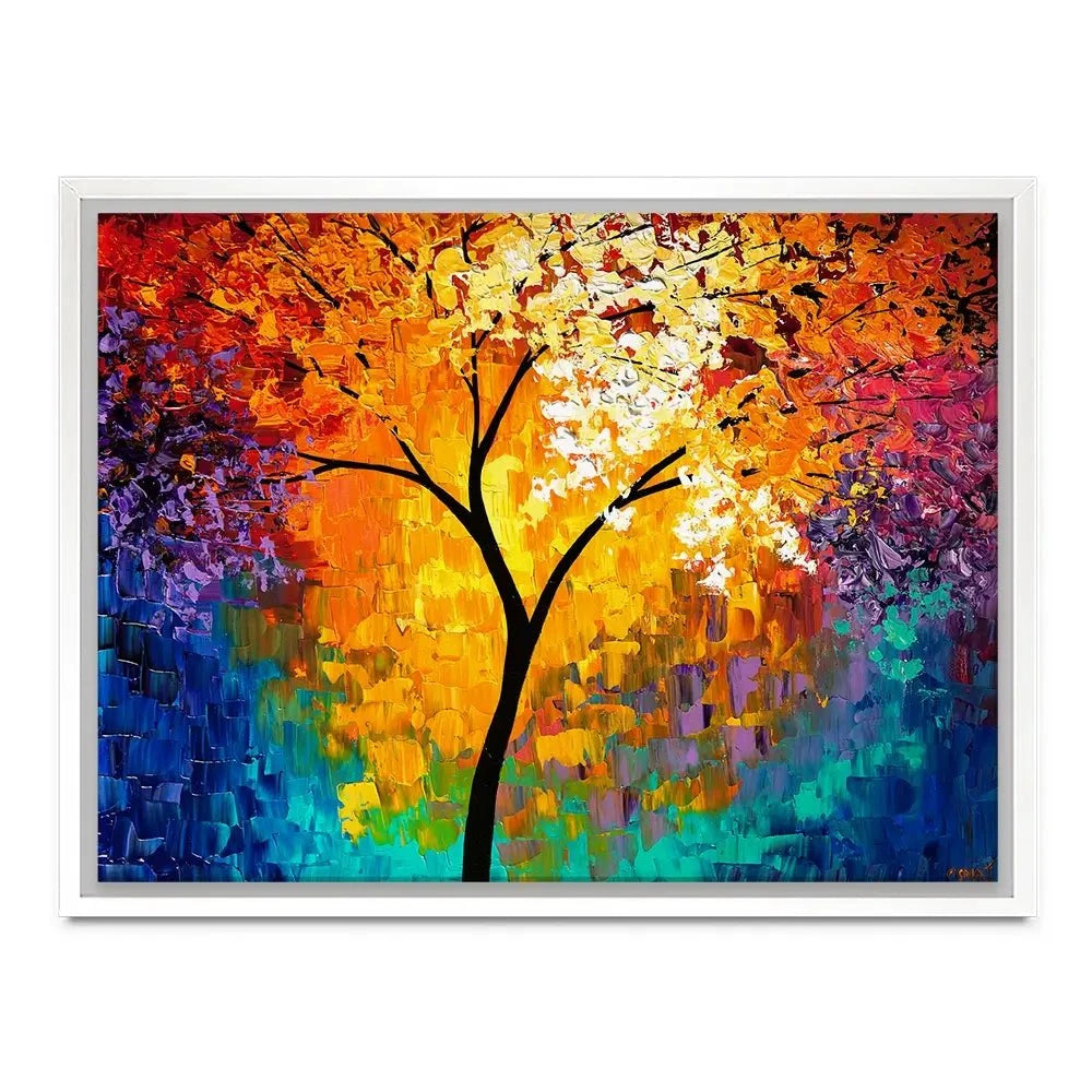 Rainbow Tree Of Life Canvas Print Rainbow Tree Of Life Canvas Print wall art product Osnat Tzadok