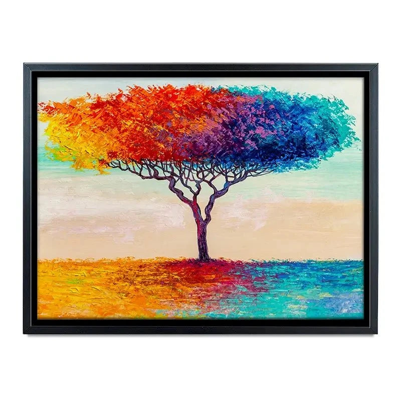 Rainbow Tree Oil Painting Canvas Print Rainbow Tree Oil Painting Canvas Print wall art product S-BELOV / Shutterstock