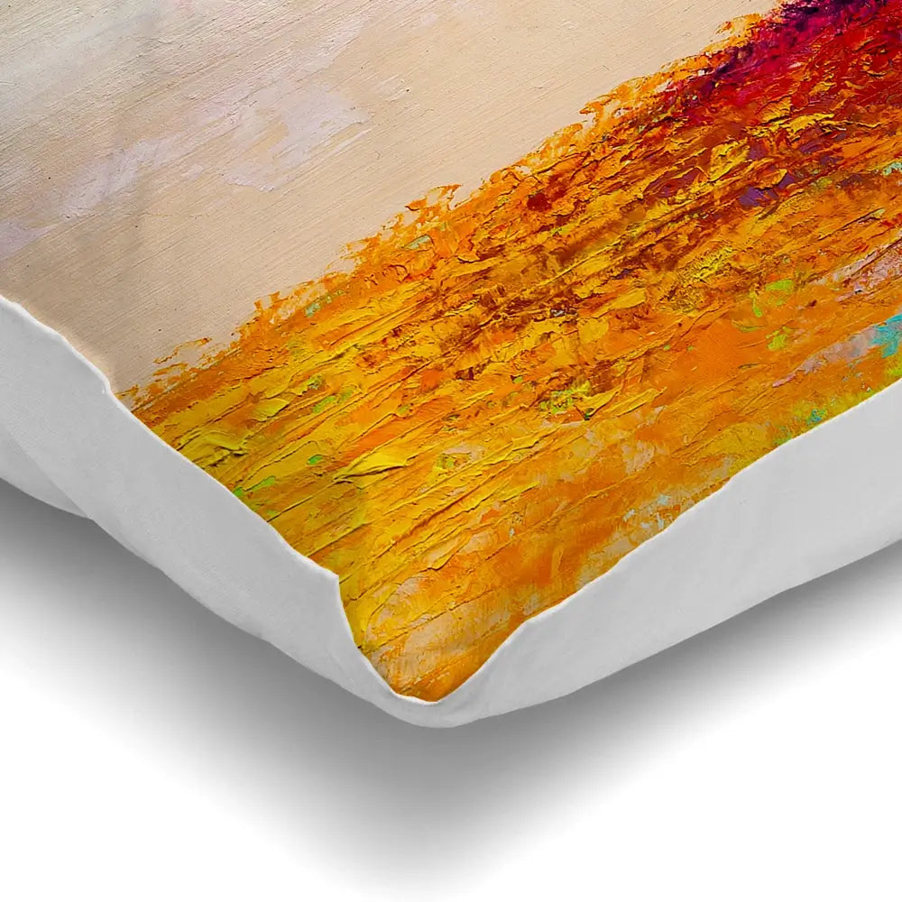 Rainbow Tree Oil Painting Cushion Rainbow Tree Oil Painting Cushion wall art product Art Print Shop
