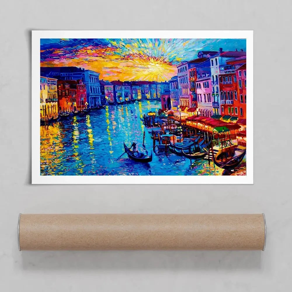 Rainbow Venice Art Print Rainbow Venice Art Print wall art product Ivailo Nikolov / Shutterstock