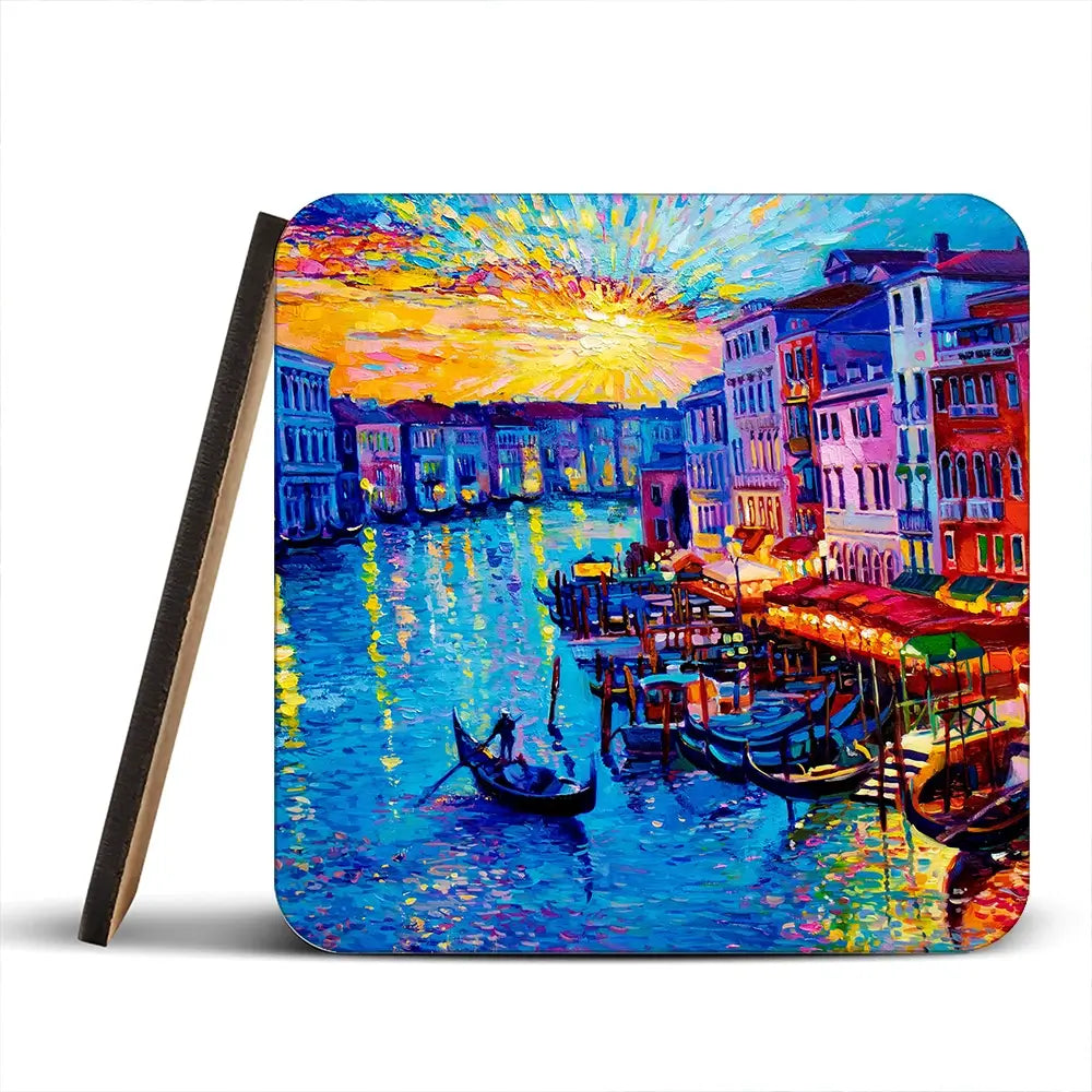 Rainbow Venice Coaster Set Rainbow Venice Coaster Set wall art product Ivailo Nikolov / Shutterstock