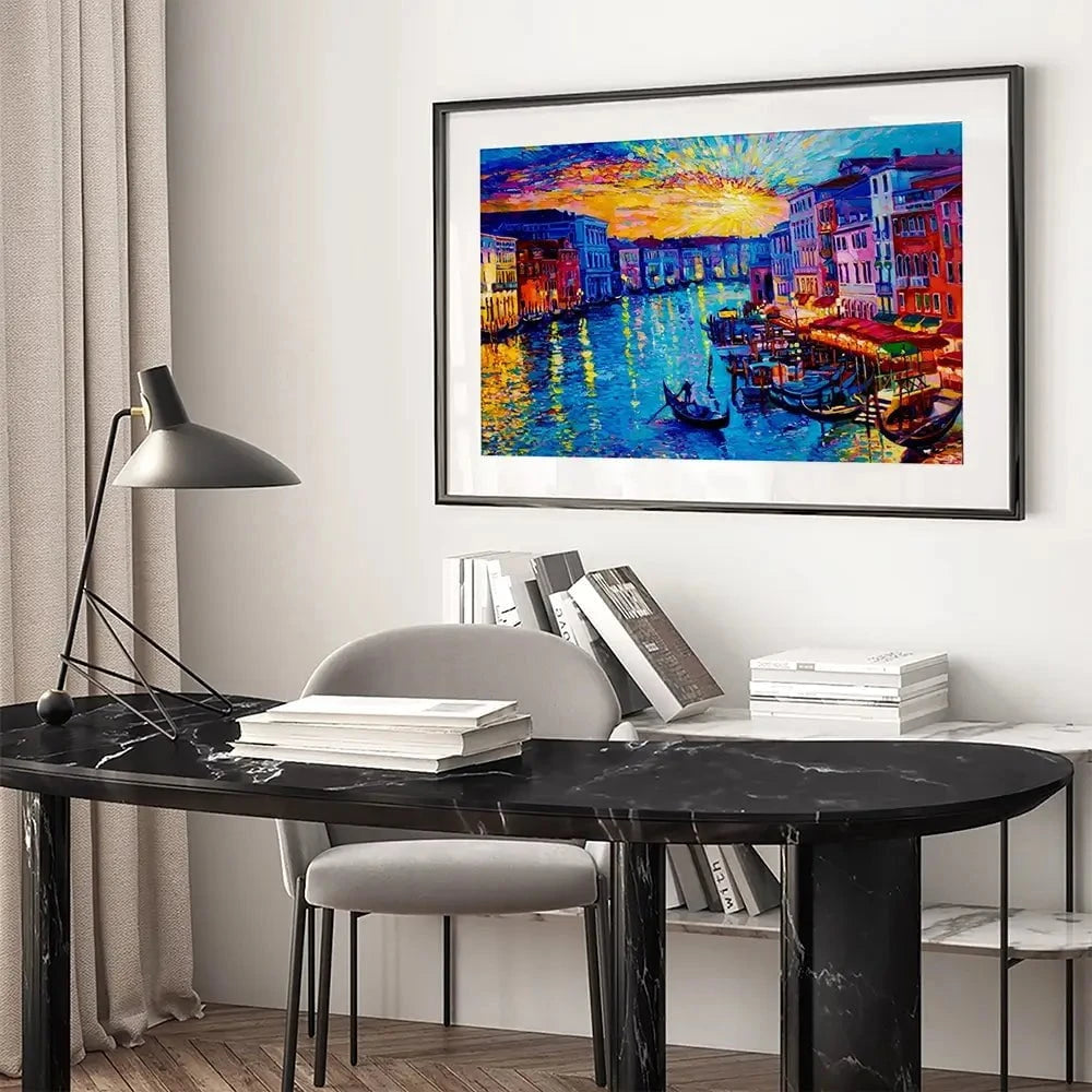 Rainbow Venice Framed Art Print Rainbow Venice Framed Art Print wall art product Ivailo Nikolov / Shutterstock