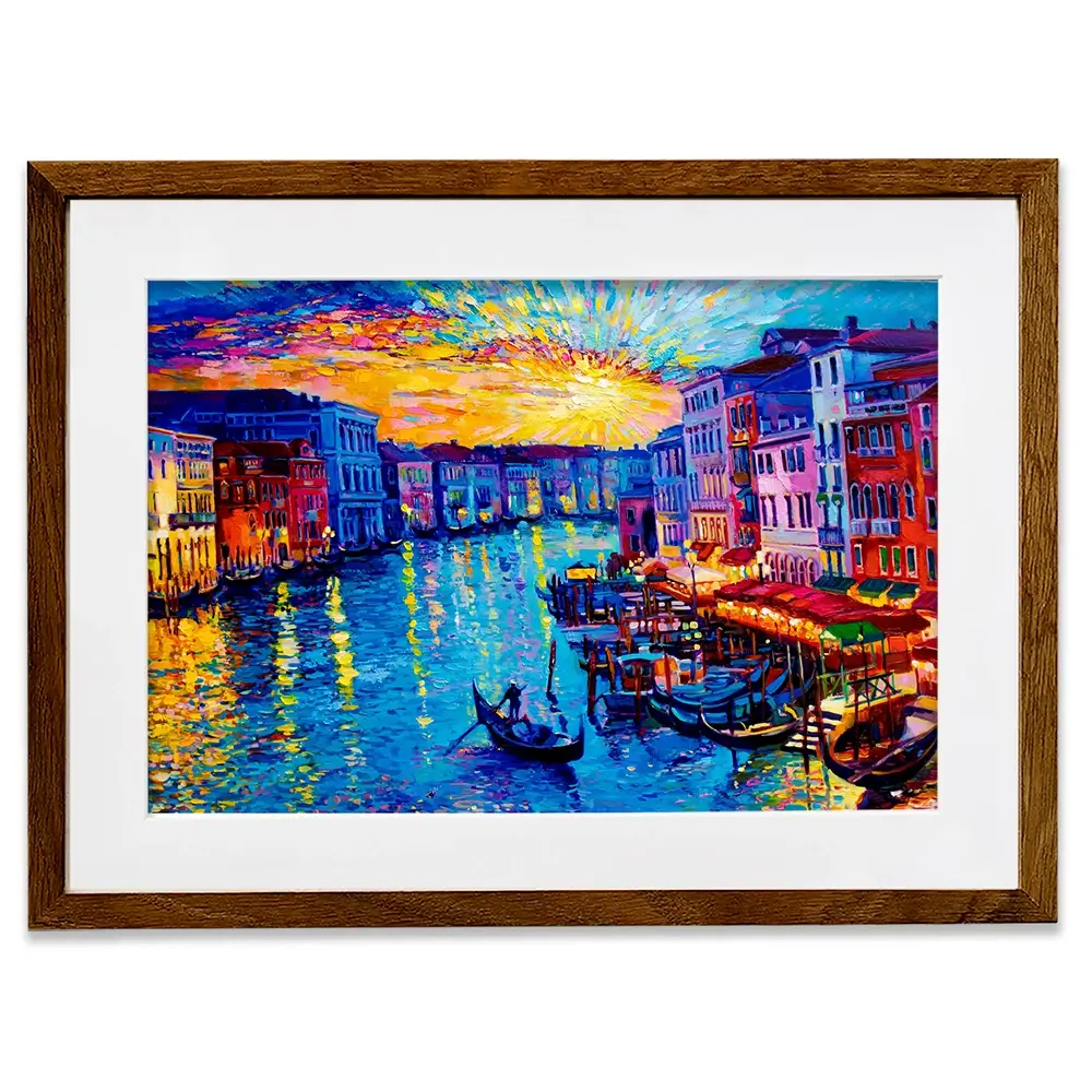 Rainbow Venice Framed Art Print Rainbow Venice Framed Art Print wall art product Ivailo Nikolov / Shutterstock