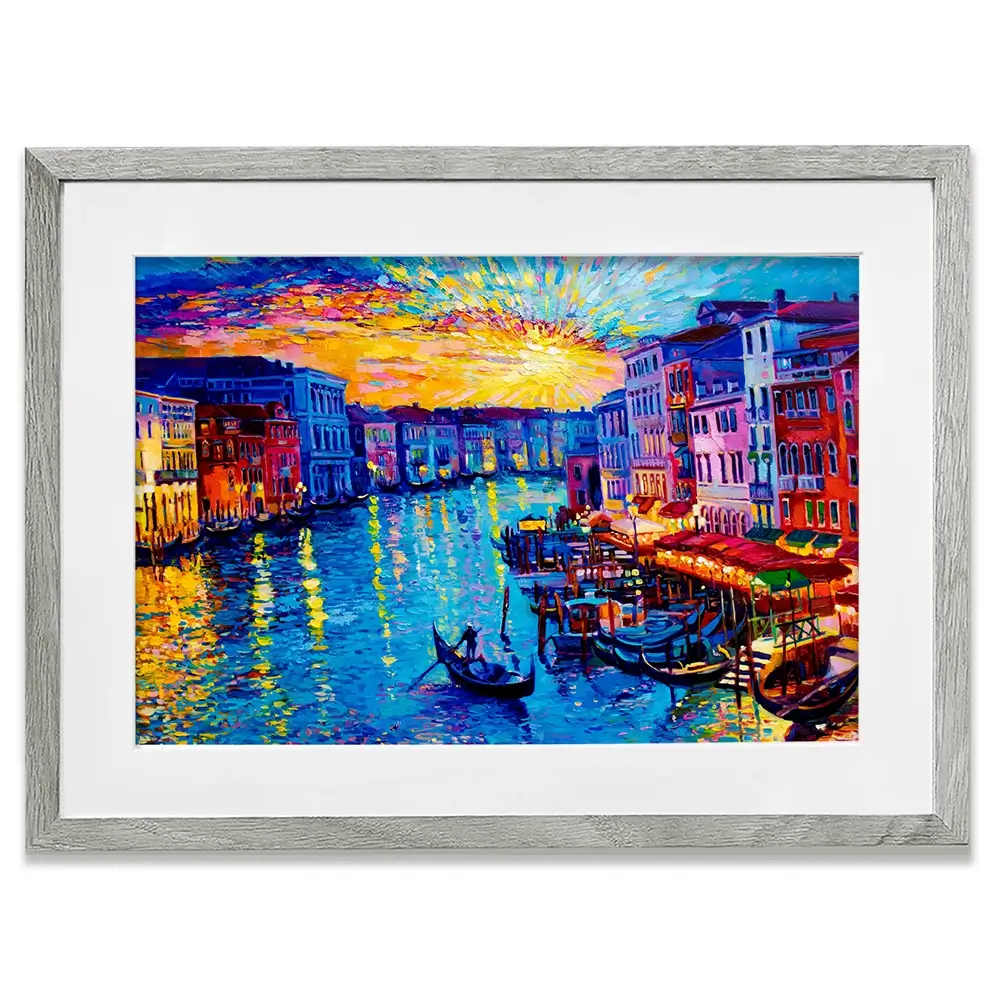 Rainbow Venice Framed Art Print Rainbow Venice Framed Art Print wall art product Ivailo Nikolov / Shutterstock