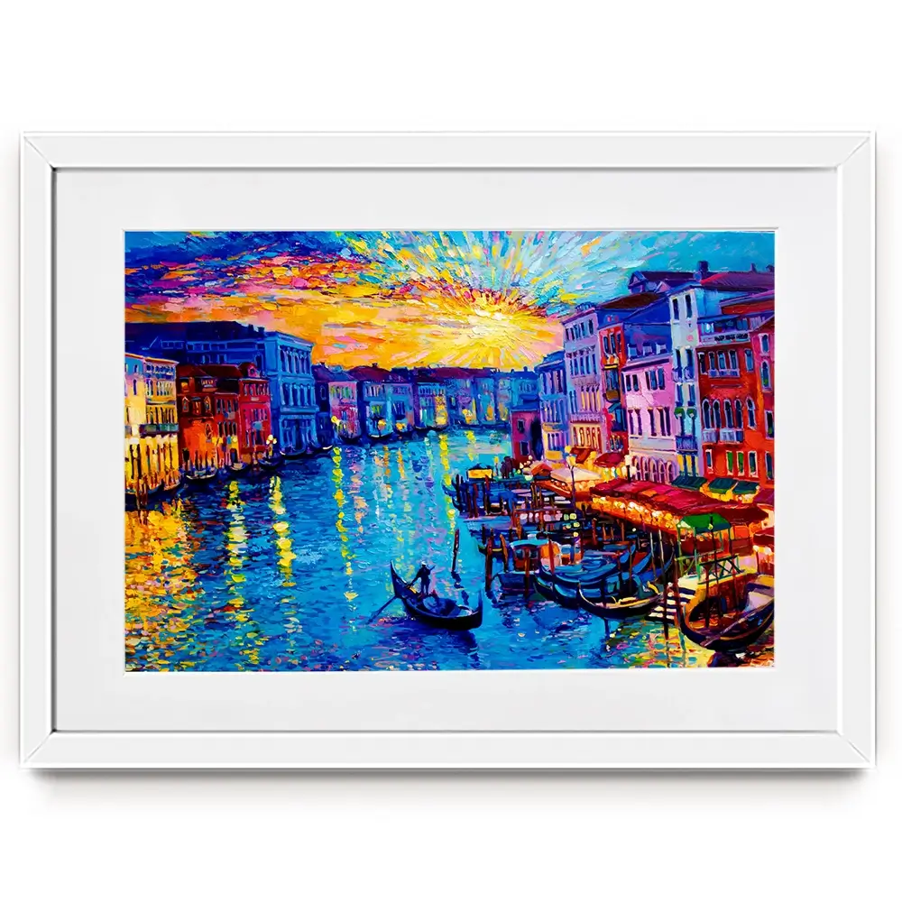 Rainbow Venice Framed Art Print Rainbow Venice Framed Art Print wall art product Ivailo Nikolov / Shutterstock
