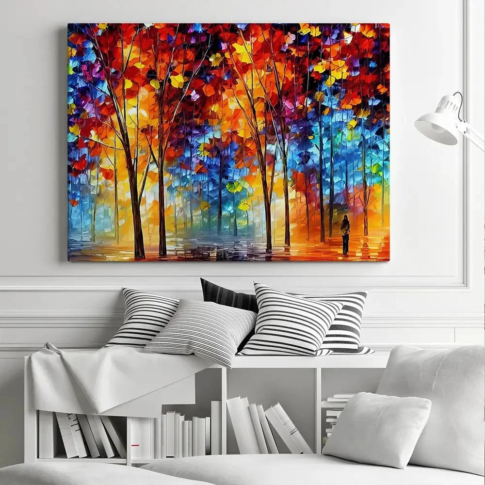 Rainbow Walks Canvas Print Rainbow Walks Canvas Print wall art product Kolokolchi / Shutterstock