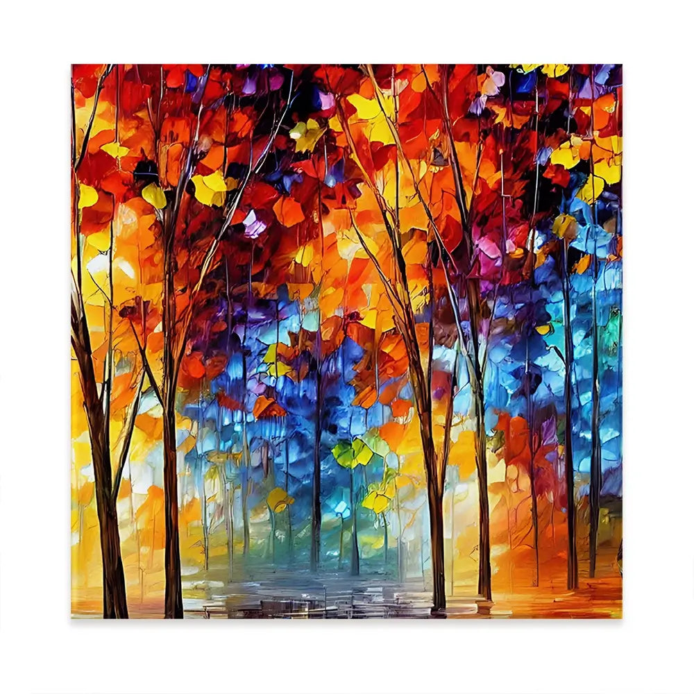 Rainbow Walks Oversized Canvas Print Rainbow Walks Oversized Canvas Print wall art product Art Print Shop