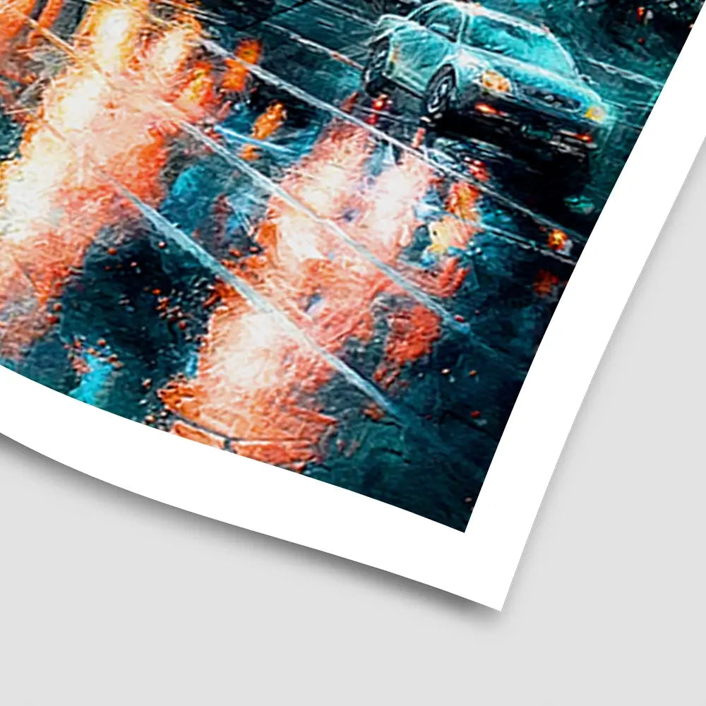 Raining In London Art Print Raining In London Art Print wall art product Art Print Shop